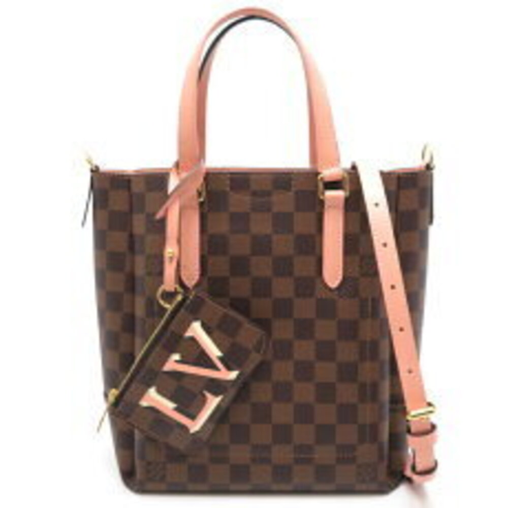 Louis Vuitton Belmont NV Clutch handbag Damier Venus Ebene